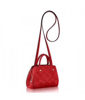 Louis Vuitton M50865 Nano Montaigne Tote Bag Monogram Empreinte Leather