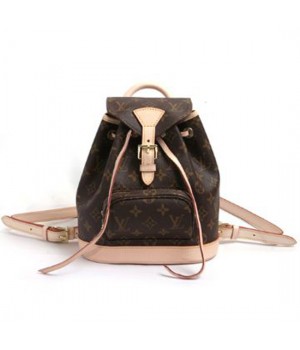 Louis Vuitton M51137 Montsouris Backpack Mini Monogram Canvas