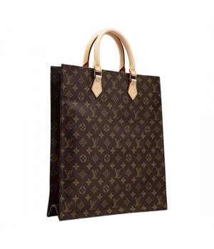 Louis Vuitton M51140 Sac Plat Tote Bag Monogram Canvas