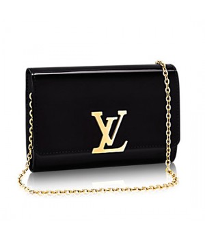 Louis Vuitton M51601 Louise Chain PM Crossbody Bag Monogram Vernis