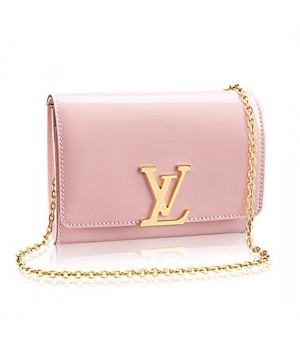 Louis Vuitton M51603 Louise Chain PM Crossbody Bag Monogram Vernis