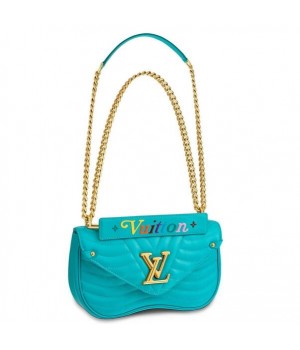 Louis Vuitton Turquoise New Wave Chain Bag MM M51946