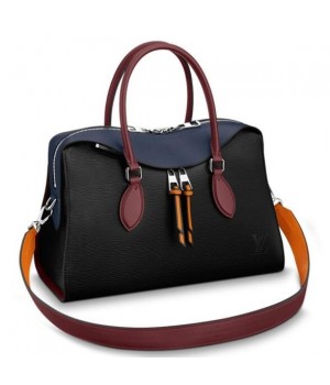 Louis Vuitton Black Tuileries Bag Epi Leather M54387