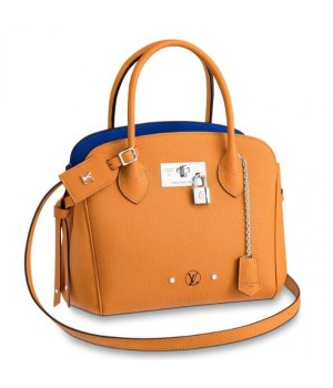 Louis Vuitton Safran Milla PM Bag Veau Nuage M55026