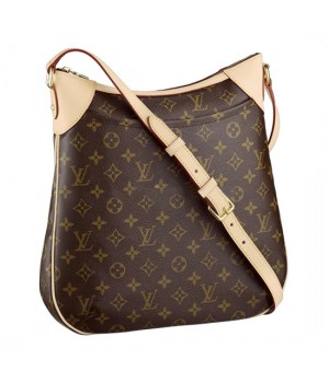 Louis Vuitton M56389 Odeon MM Crossbody Bag Monogram Canvas
