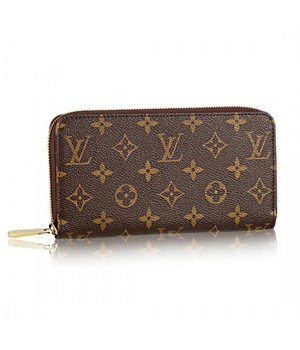 Louis Vuitton M60017 Zippy Wallet Monogram Canvas