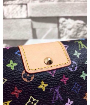 Louis Vuitton Black Sarah N?ud Wallet Monogram Multicolore M60278