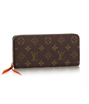 Louis Vuitton M60743 Clemence Wallet Monogram Canvas