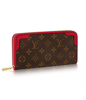 Louis Vuitton M61187 Zippy Wallet Retiro Monogram Canvas