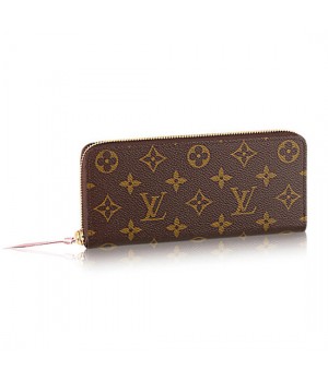 Louis Vuitton M61298 Clemence Wallet Monogram Canvas