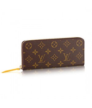 Louis Vuitton M61537 Clemence Wallet Monogram Canvas