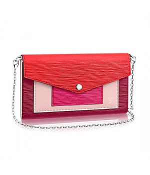 Louis Vuitton M62252 Chain Wallet Epi Leather