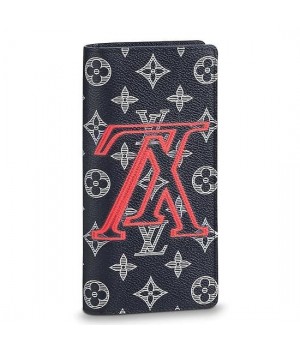 Louis Vuitton Brazza Wallet Monogram Ink M62893