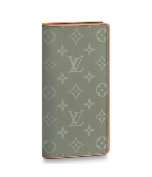 Louis Vuitton Brazza Wallet Monogram Titanium M63236