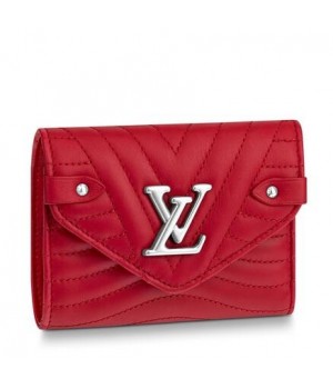 Louis Vuitton Red New Wave Compact Wallet M63428