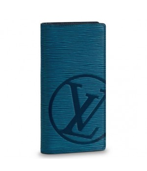 Louis Vuitton Brazza Wallet Epi LV Circle M63513