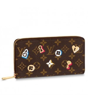 Louis Vuitton Zippy Wallet Monogram Flowers M64116