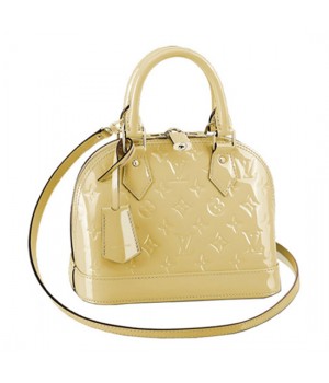 Louis Vuitton M90104 Alma BB Tote Bag Monogram Vernis