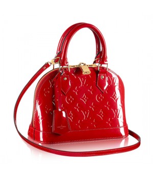 Louis Vuitton M90174 Alma BB Tote Bag Monogram Vernis