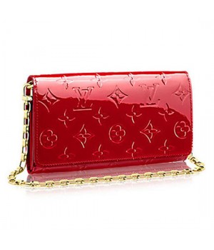 Louis Vuitton M90206 Chain Wallet Monogram Vernis