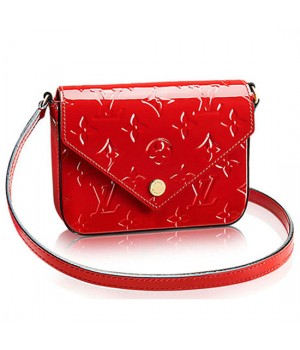 Louis Vuitton M90282 Mini Sac Lucie Crossbody Bag Monogram Vernis