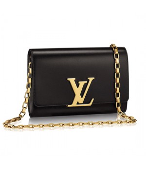 Louis Vuitton M94335 Chain Louise GM Crossbody Bag Taurillon Leather