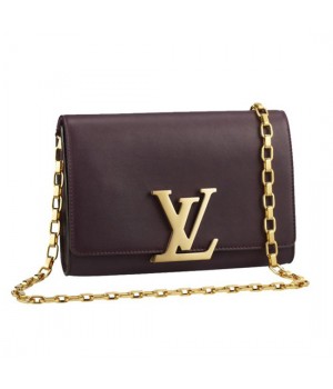 Louis Vuitton M94423 Chain Louise GM Crossbody Bag Taurillon Leather