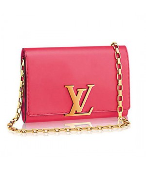 Louis Vuitton M94687 Chain Louise GM Crossbody Bag Taurillon Leather