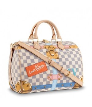Louis Vuitton Speedy 30 Summer Trunks Damier Azur N41063
