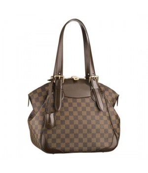Louis Vuitton N41118 Verona MM Shoulder Bag Damier Ebene Canvas