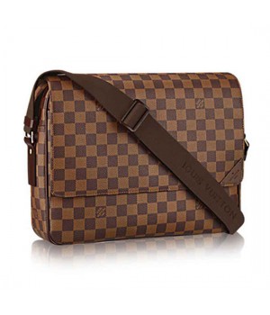 Louis Vuitton N41149 Shelton MM Messenger Bag Damier Ebene Canvas