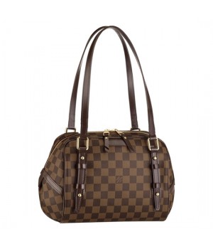 Louis Vuitton N41157 Rivington PM Shoulder Bag Damier Ebene Canvas