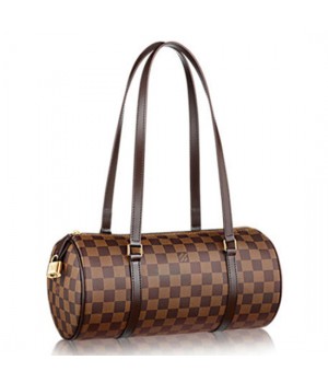 Louis Vuitton N41210 Papillon NM Shoulder Bag Damier Ebene Canvas