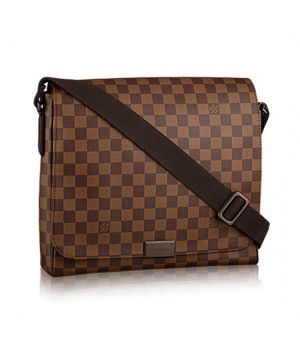 Louis Vuitton N41212 District MM Messenger Bag Damier Ebene Canvas