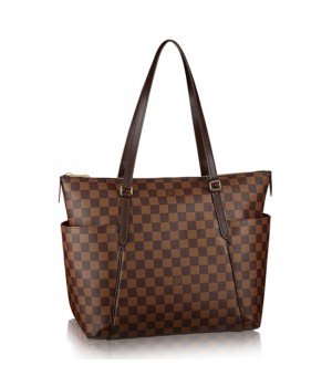 Louis Vuitton N41281 Totally MM Shoulder Bag Damier Ebene Canvas