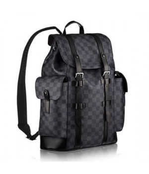 Louis Vuitton N41379 Christopher PM Backpack Damier Graphite Canvas