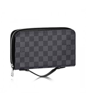 Louis Vuitton N41503 Zippy XL Wallet Damier Gaphite Canvas