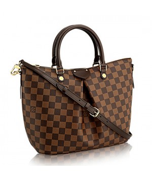 Louis Vuitton N41545 Siena PM Tote Bag Damier Ebene Canvas