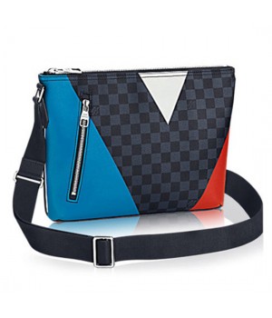 Louis Vuitton N41639 Mick PM Regatta Messenger Bag Damier Cobalt Canvas