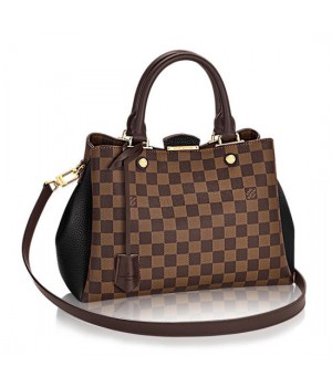Louis Vuitton N41673 Brittany Tote Bag Damier Ebene Canvas