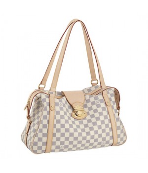 Louis Vuitton N42220 Stresa PM Shoulder Bag Damier Azur Canvas