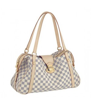 Louis Vuitton N42221 Stresa GM Shoulder Bag Damier Azur Canvas