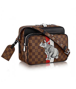 Louis Vuitton N42704 Nil PM Messenger Bag Damier Ebene Canvas