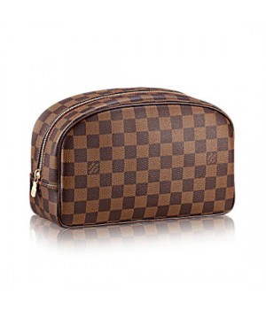 Louis Vuitton N47624 Toiletry Bag 25 Damier Ebene Canvas