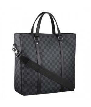 Louis Vuitton N51192 Tadao Briefcase Damier Graphite Canvas