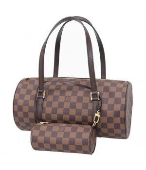 Louis Vuitton N51303 Papillion 30 Tote Bag Damier Ebene Canvas