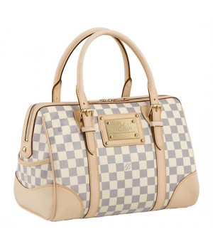 Louis Vuitton N52001 Berkeley Tote Bag Damier Azur Canvas