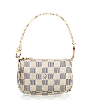 Louis Vuitton N58010 Mini Pochette Accessoires Damier Azur Canvas