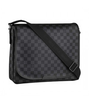 Louis Vuitton N58029 Daniel MM Messenger Bag Damier Graphite Canvas