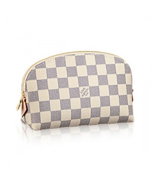 Louis Vuitton N60024 Cosmetic Pouch Damier Azur Canvas